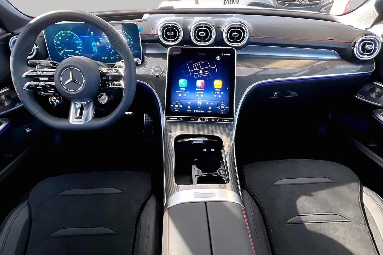 New 2026 Polar White Mercedes-Benz AMG® C 43 4MATIC® Sedan image 8