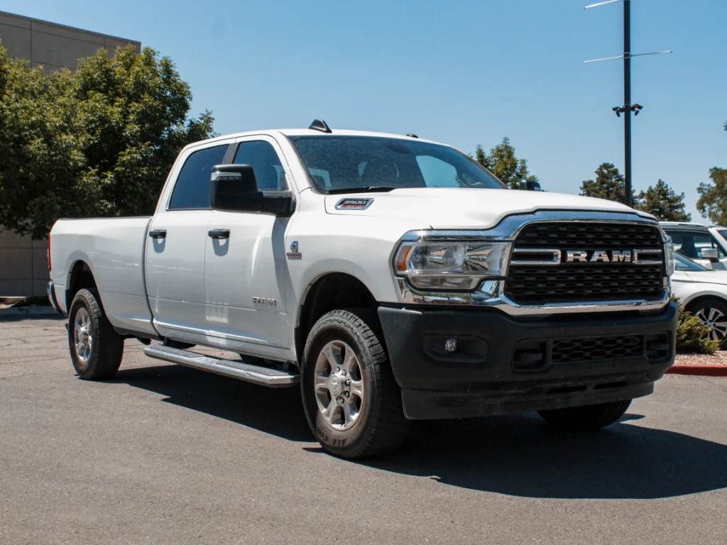 Used 2024 Bright White Clearcoat Ram Big Horn image 3