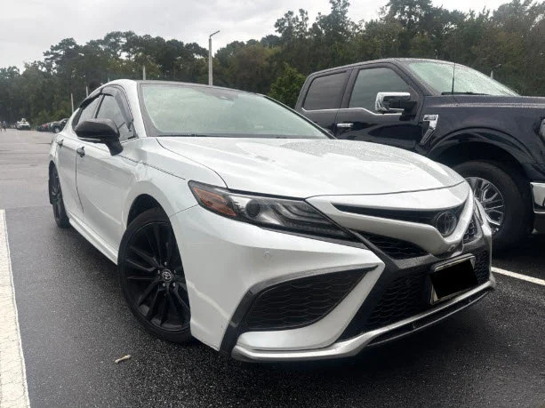 Used 2021 Beige Toyota XSE image 1