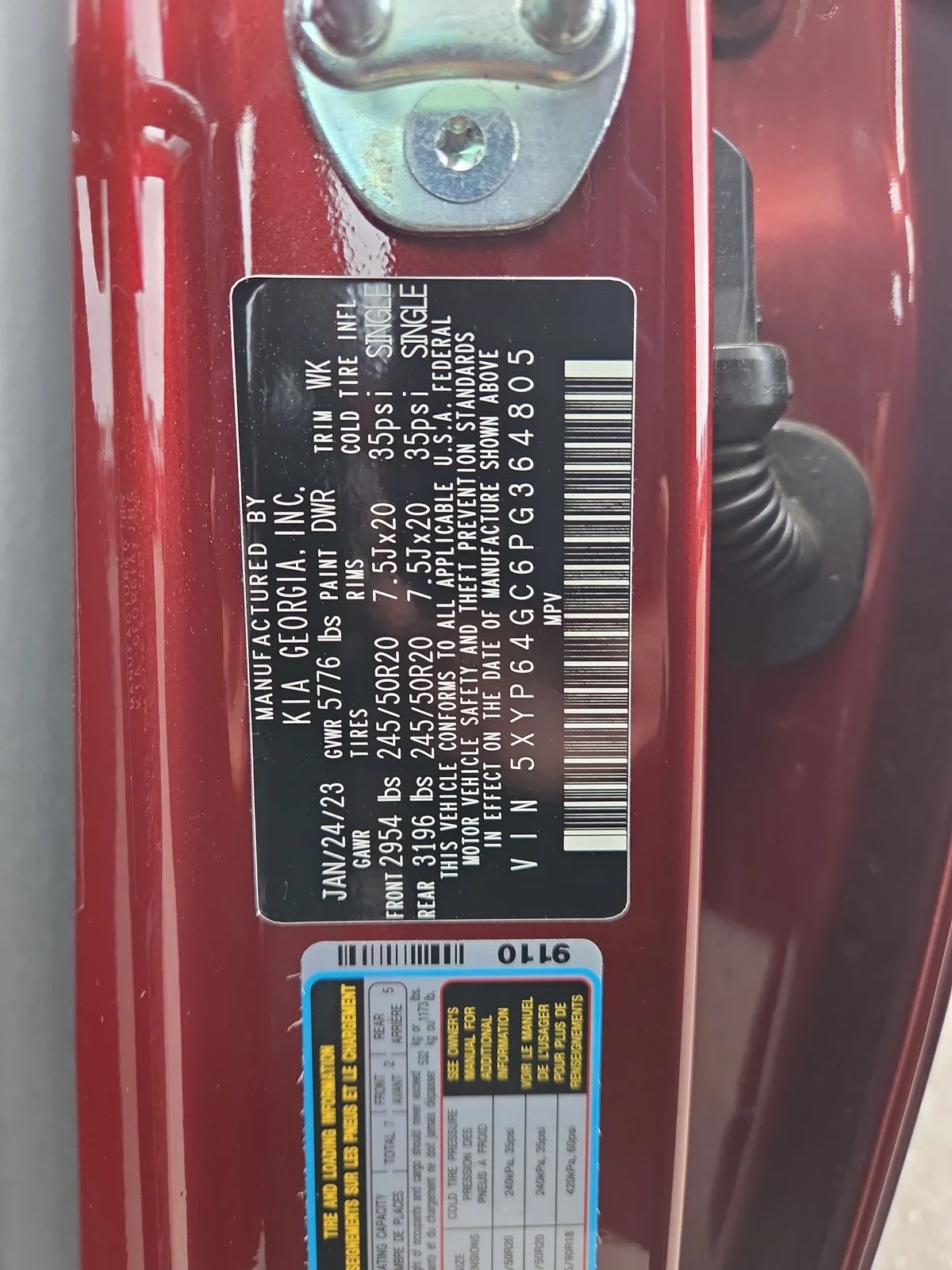 Certified Used 2023 Dawning Red Kia S image 31