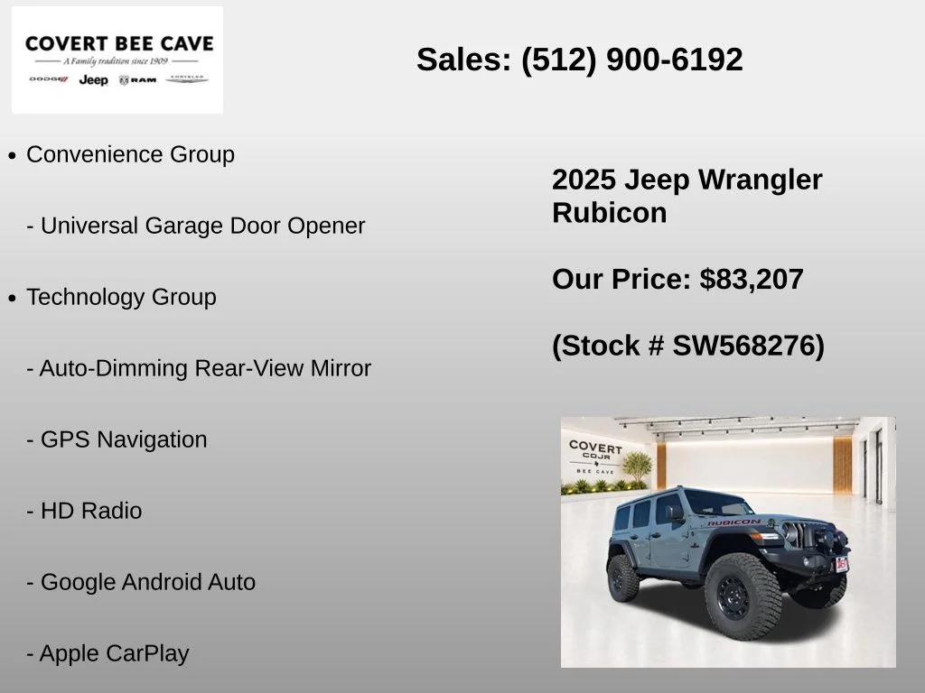 2025 Jeep Wrangler 4-Door Rubicon - Photo 13