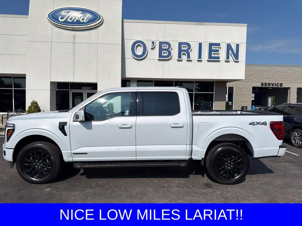 Used 2025 Space White Metallic Ford Lariat image 2