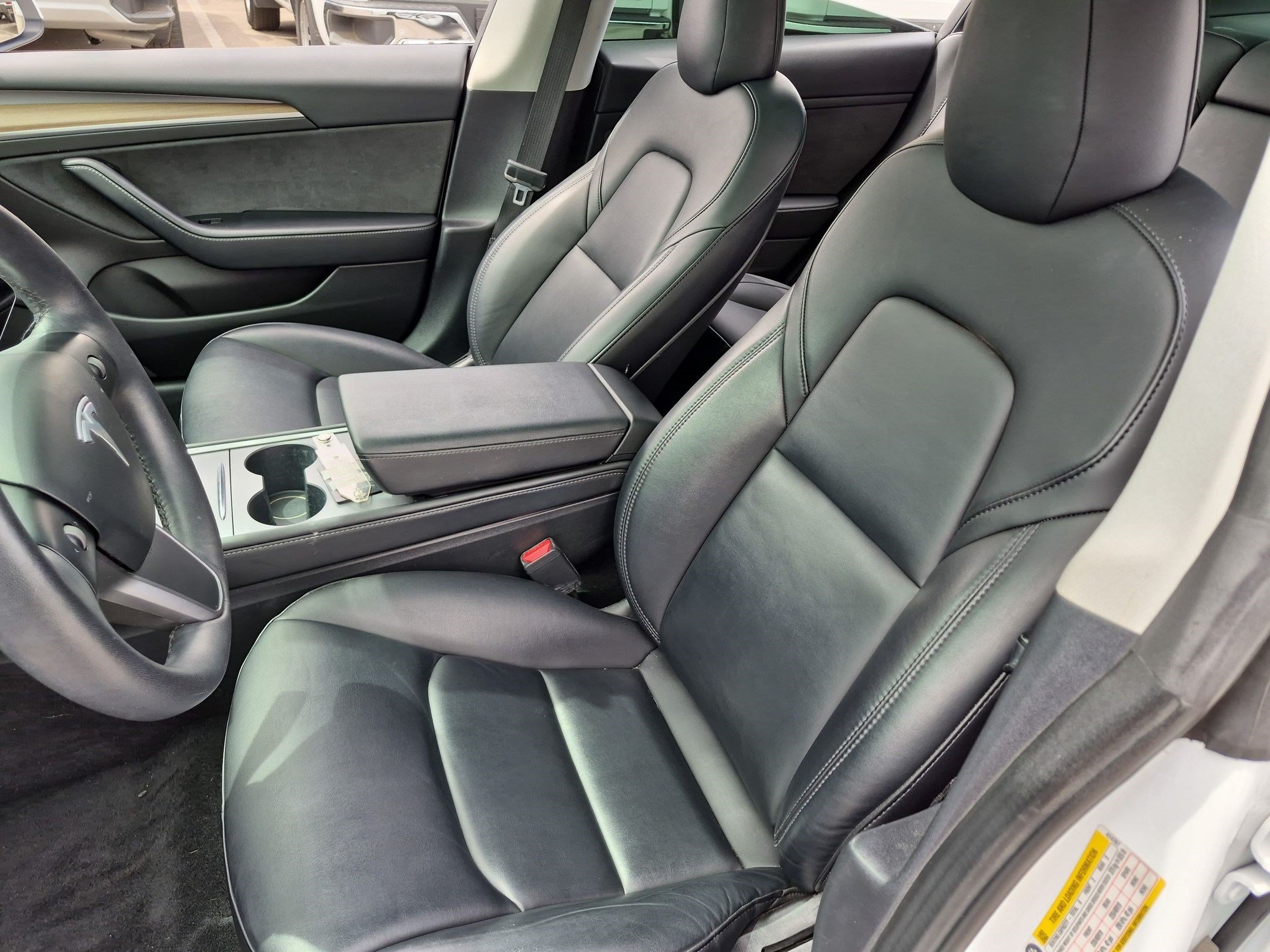 Used 2023 Pearl White Multi-Coat Tesla Base image 24