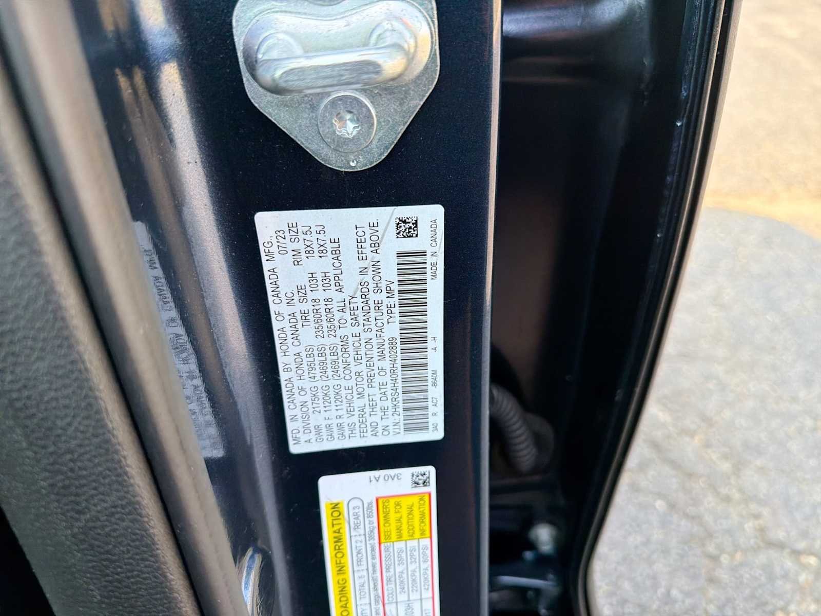 Certified Used 2024 Canyon River Blue Metallic Honda EX image 34