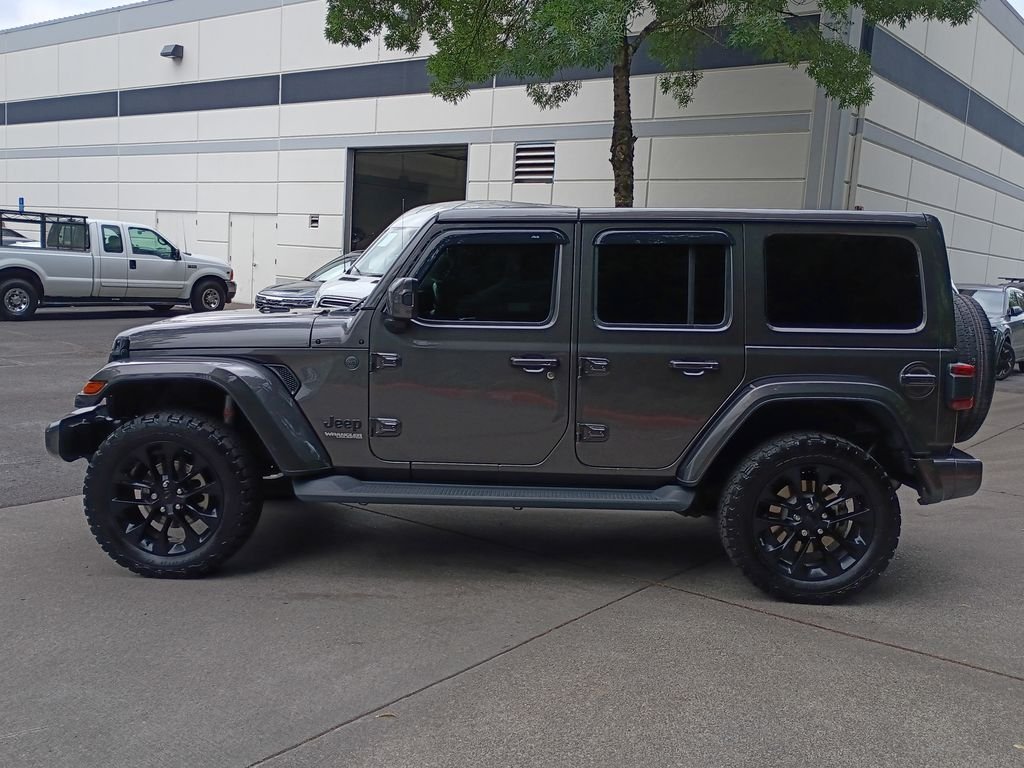Used 2021 Gray Jeep Unlimited Sahara image 7