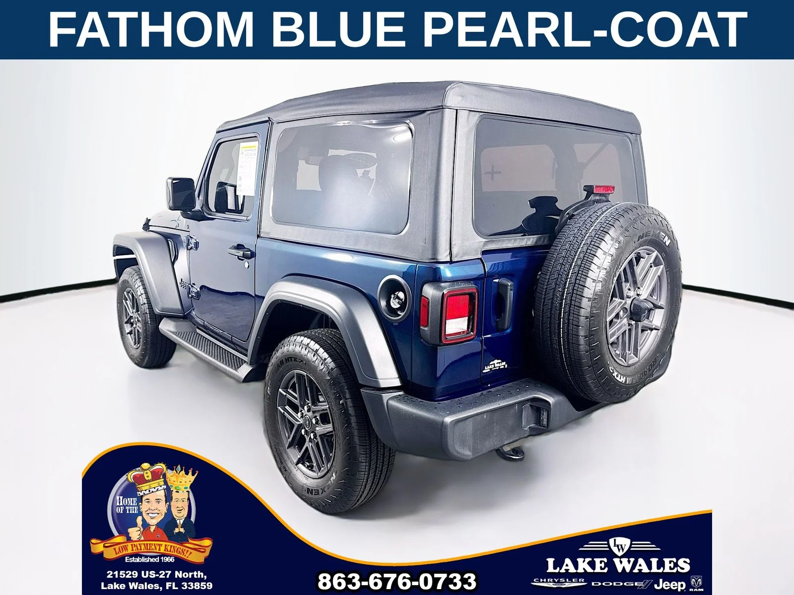 Used 2025 Blue Jeep Sport S image 5