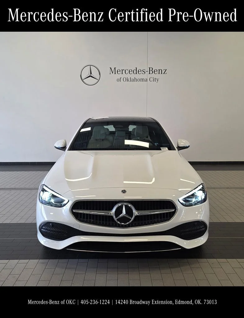 Certified Used 2025 White Mercedes-Benz C 300 image 2
