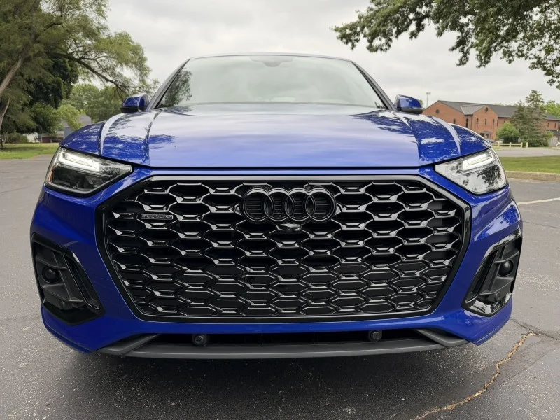 Certified Used 2023 Ultra Blue Metallic Audi S line Premium Plus image 2