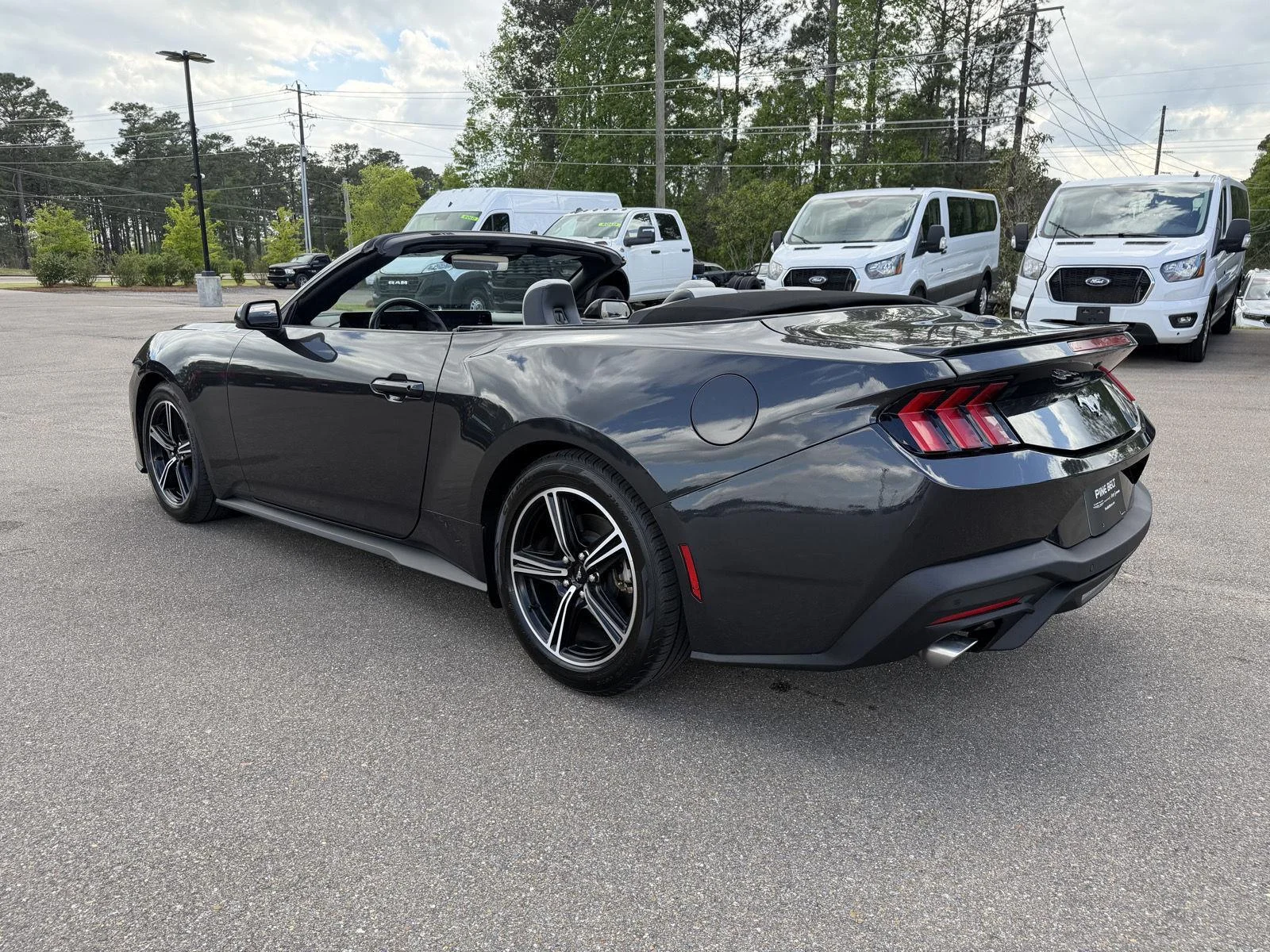 Used 2024 Dark Matter Gray Ford EcoBoost Premium image 4