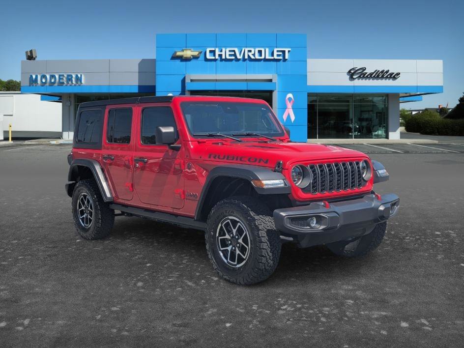 Used 2025 Firecracker Red Clearcoat Jeep Rubicon image 7