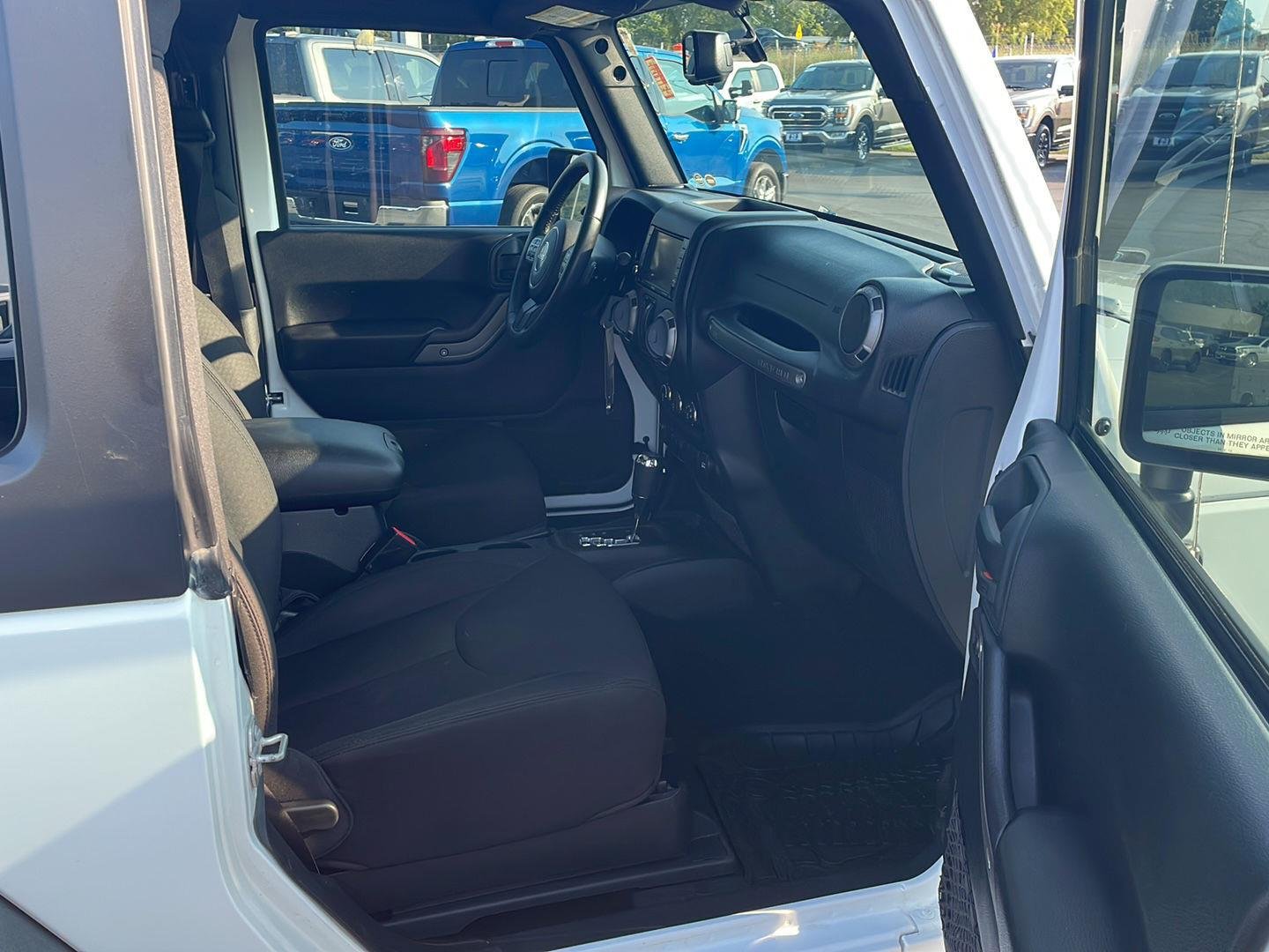 Used 2016 Bright White Clearcoat Jeep Willys Wheeler image 21