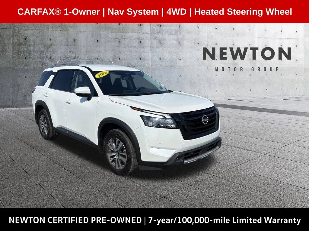Certified Used 2025 White Nissan SL image 1