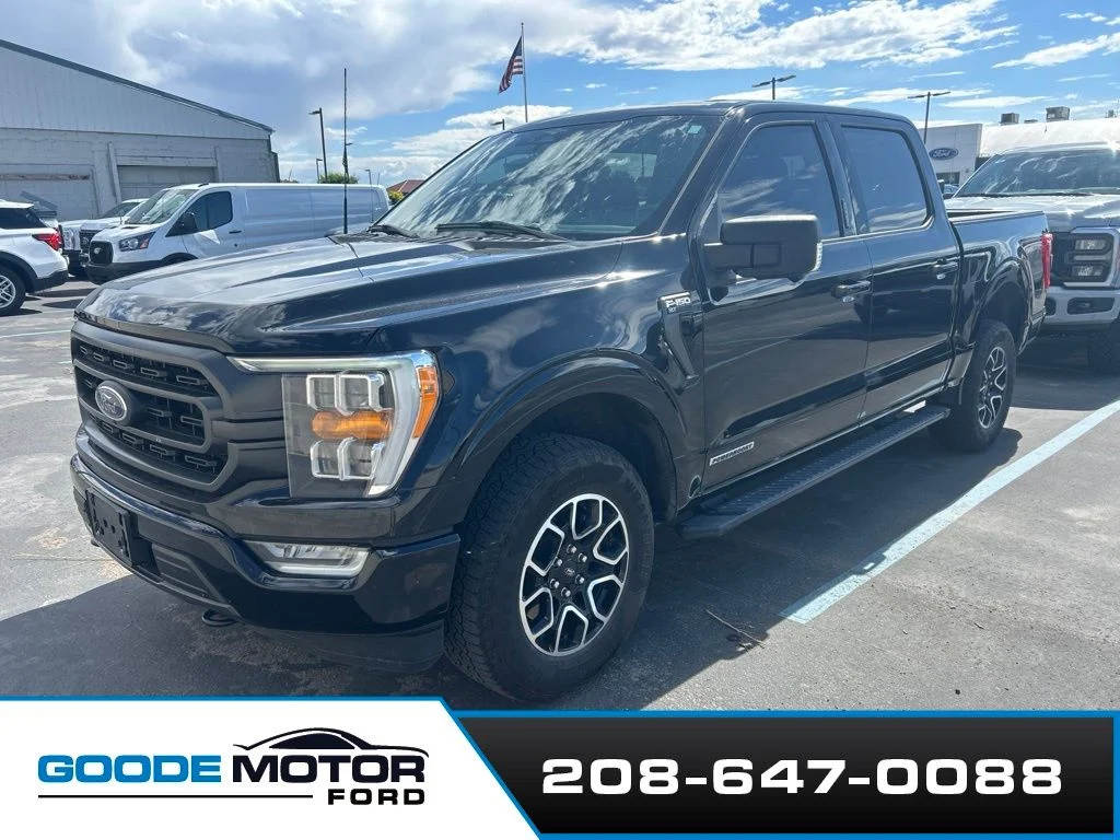 Used 2023 Agate Black Metallic Ford XLT image 1