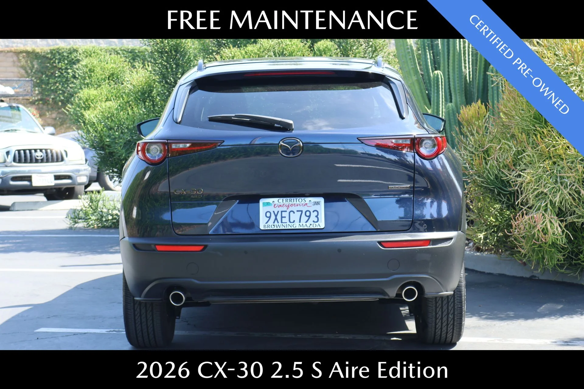 Certified Used 2026 Blue Mazda 2.5 S Aire Edition image 4