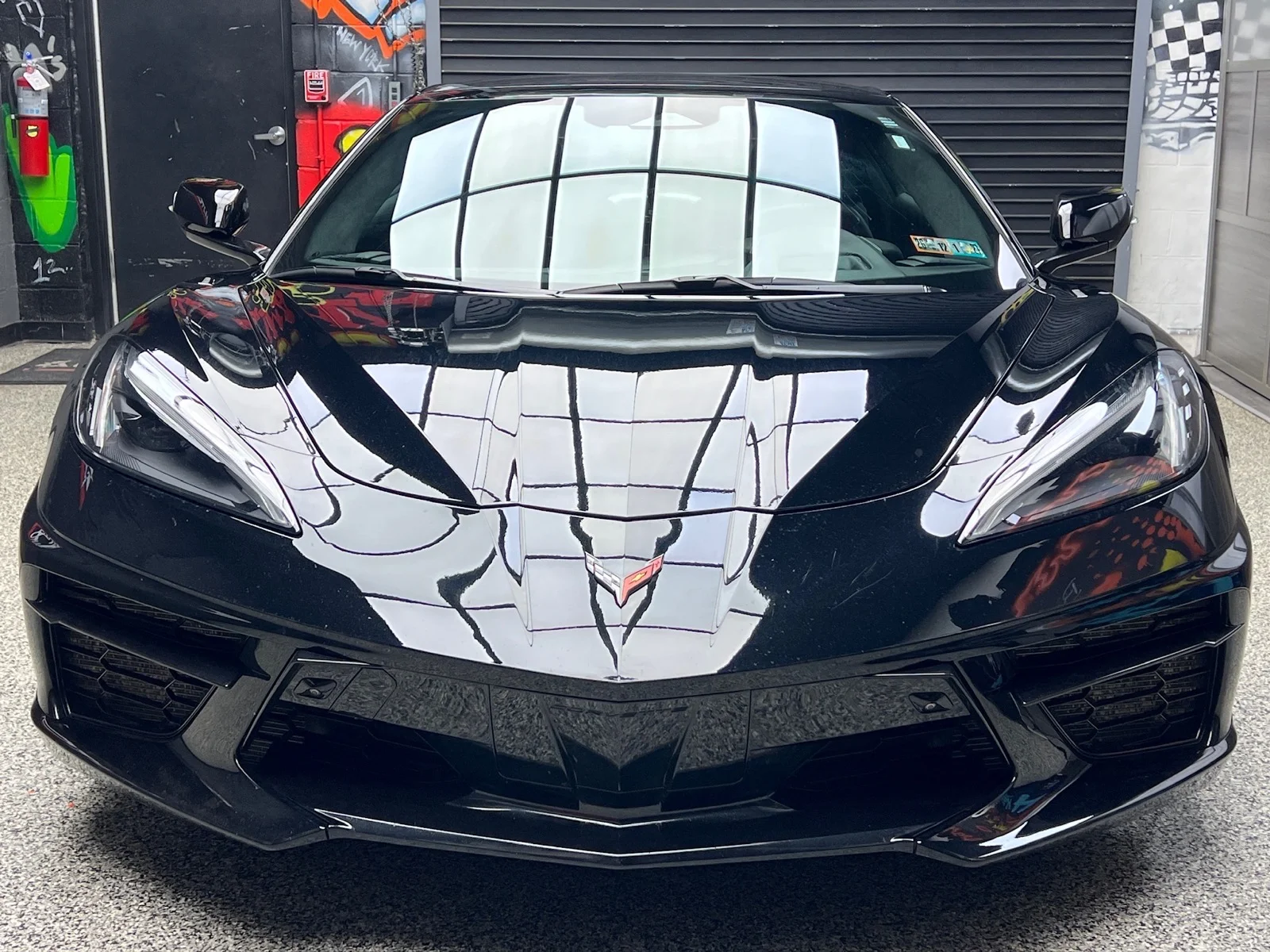 Used 2025 Black (gba) Chevrolet Stingray image 8