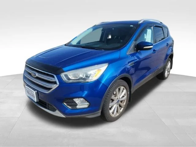Used 2017 Blue Ford Titanium image 1
