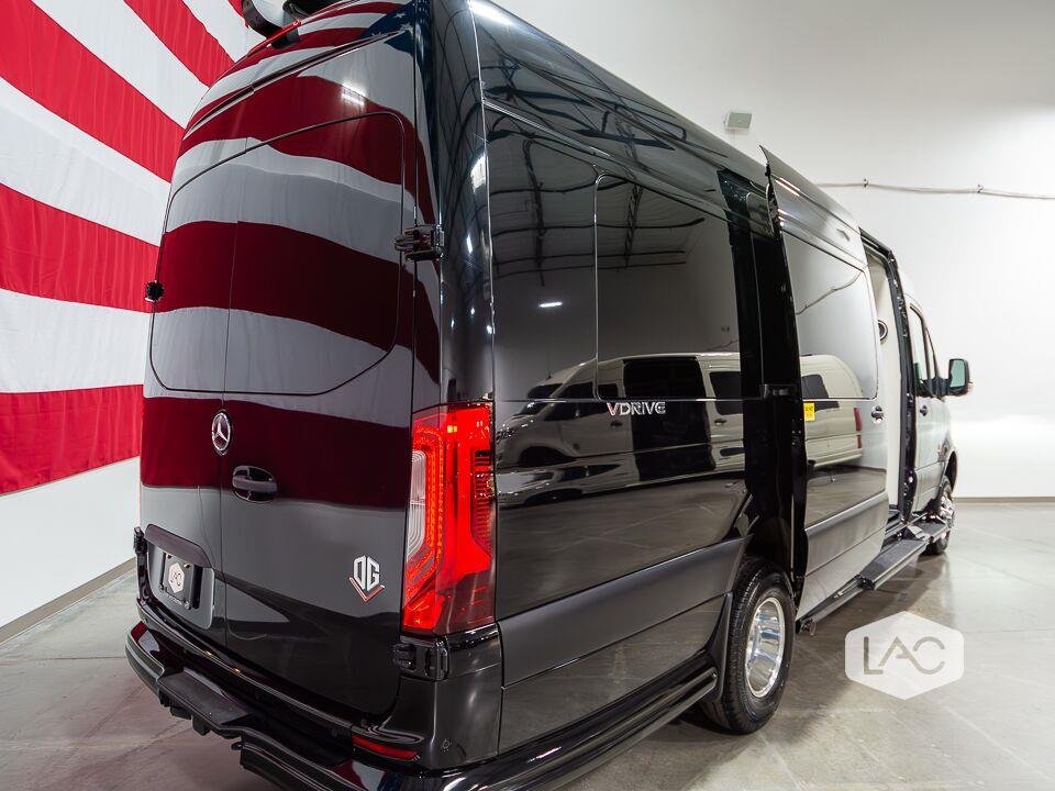 New 2024 Black Blue Mercedes-Benz 3500XD HIGH ROOF I4 DIESE image 31