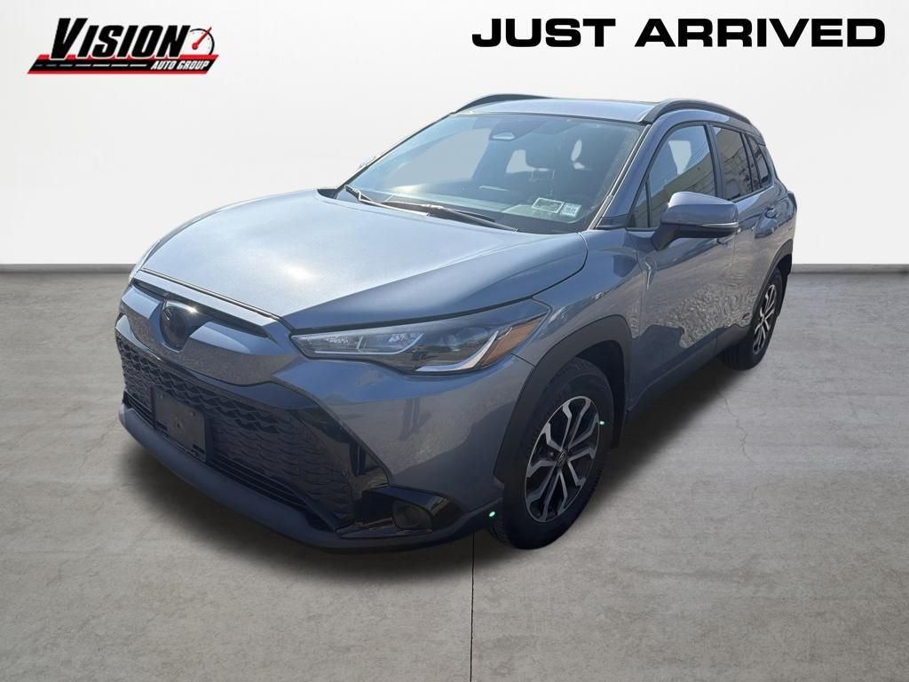 Used 2024 Blue Toyota Hybrid SE image 1