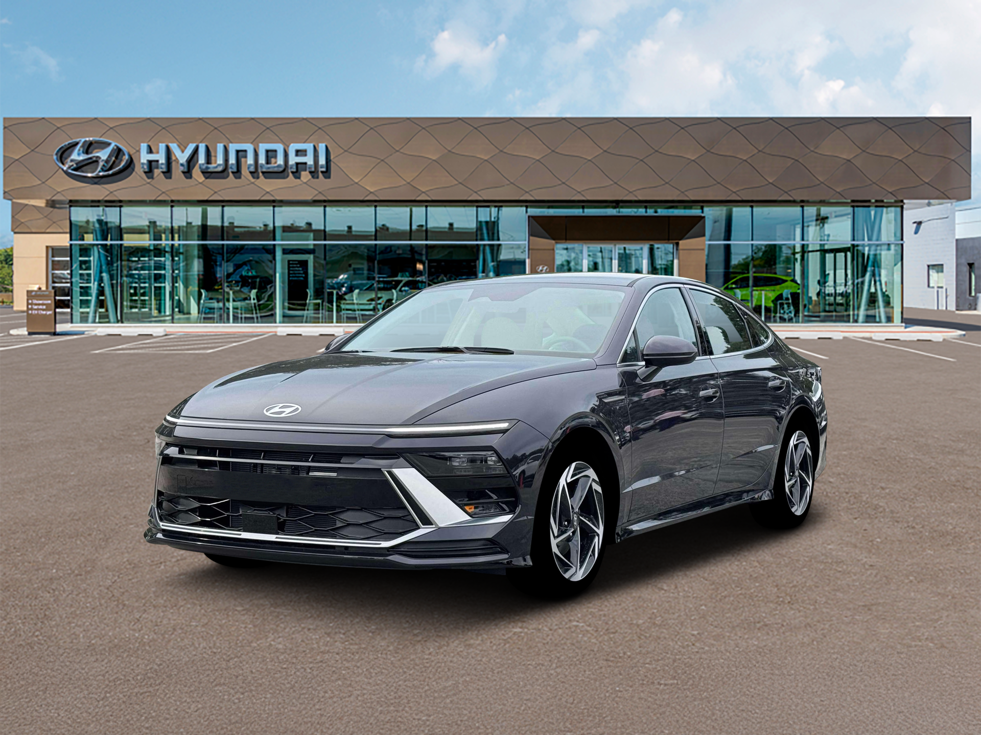 New 2026 Blue Hyundai SEL Sport image 1
