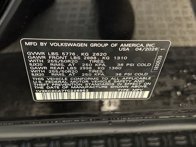 New 2026 Black Volkswagen 2.0T SE w/Technology image 22