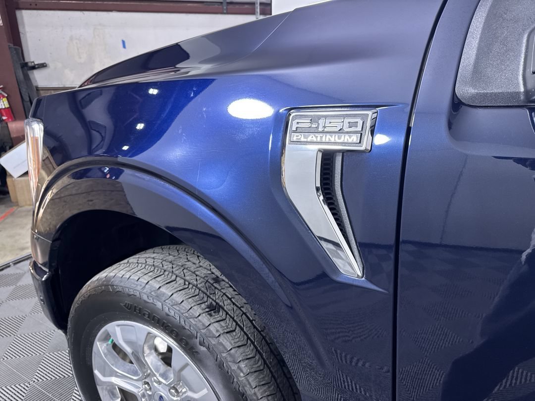 Used 2022 Antimatter Blue Metallic Ford Platinum image 27