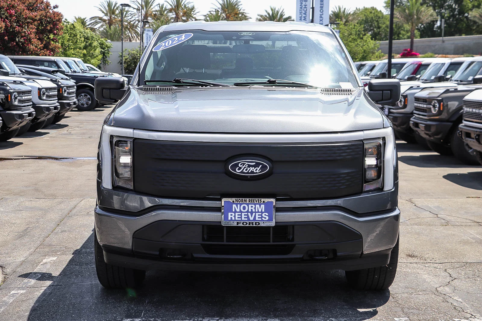 Certified 2024 Ford F-150 Lightning XLT with VIN 1FTVW3LK9RWG13845 for sale in Cerritos, CA