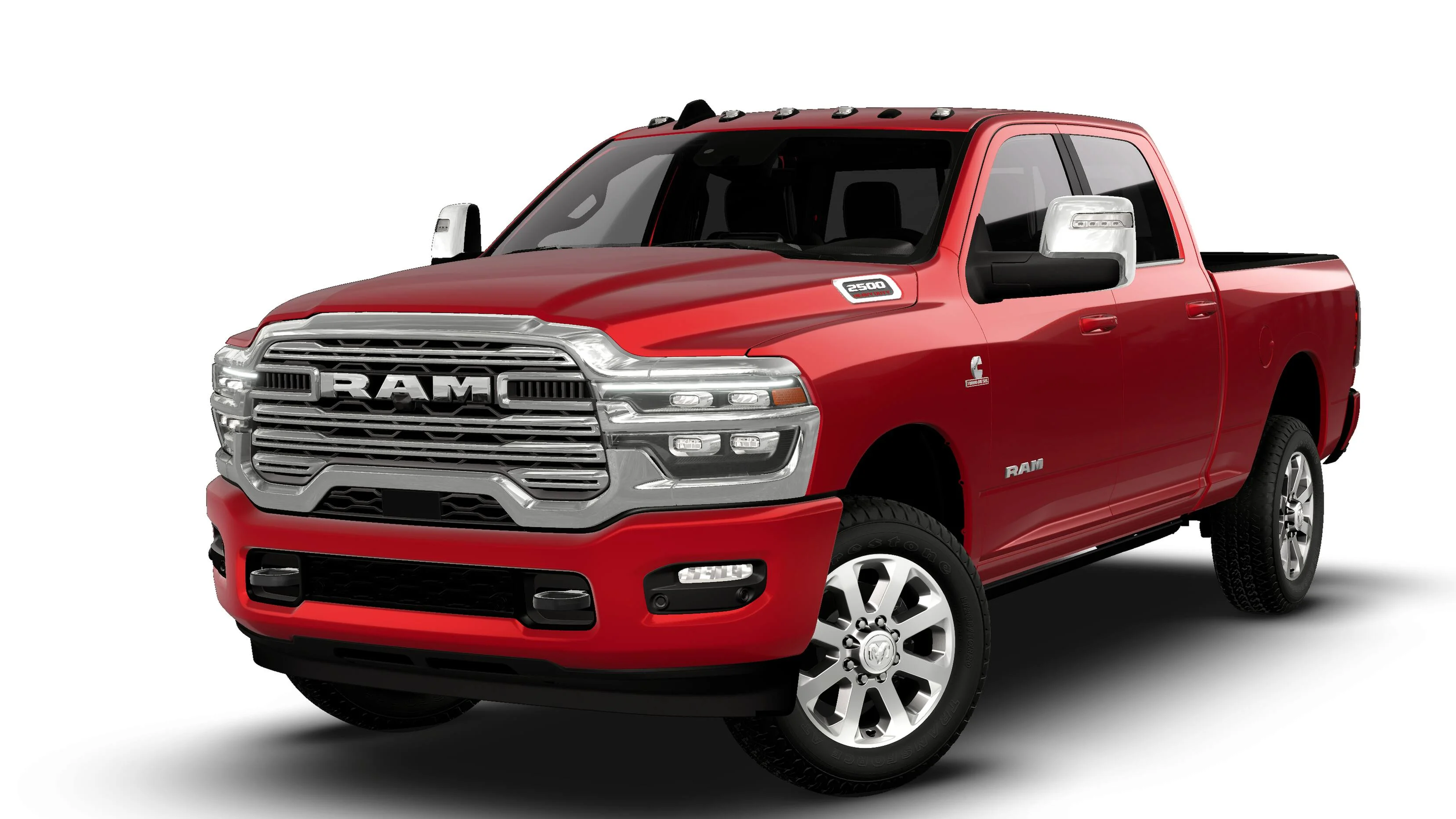 New 2027 Molten Red Pearl-Coat Exterior Paint RAM Laramie image 13