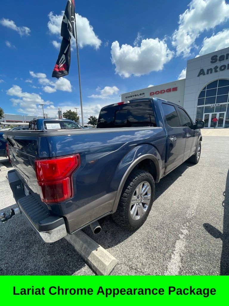 Used 2018 Blue Ford Lariat image 5