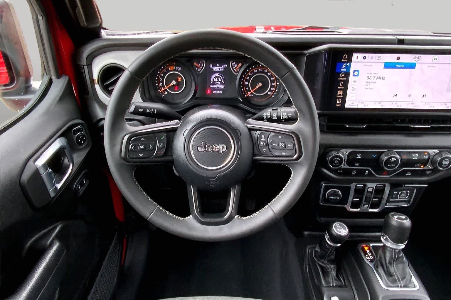 Used 2025 Firecracker Red Clearcoat Jeep Sport S image 6