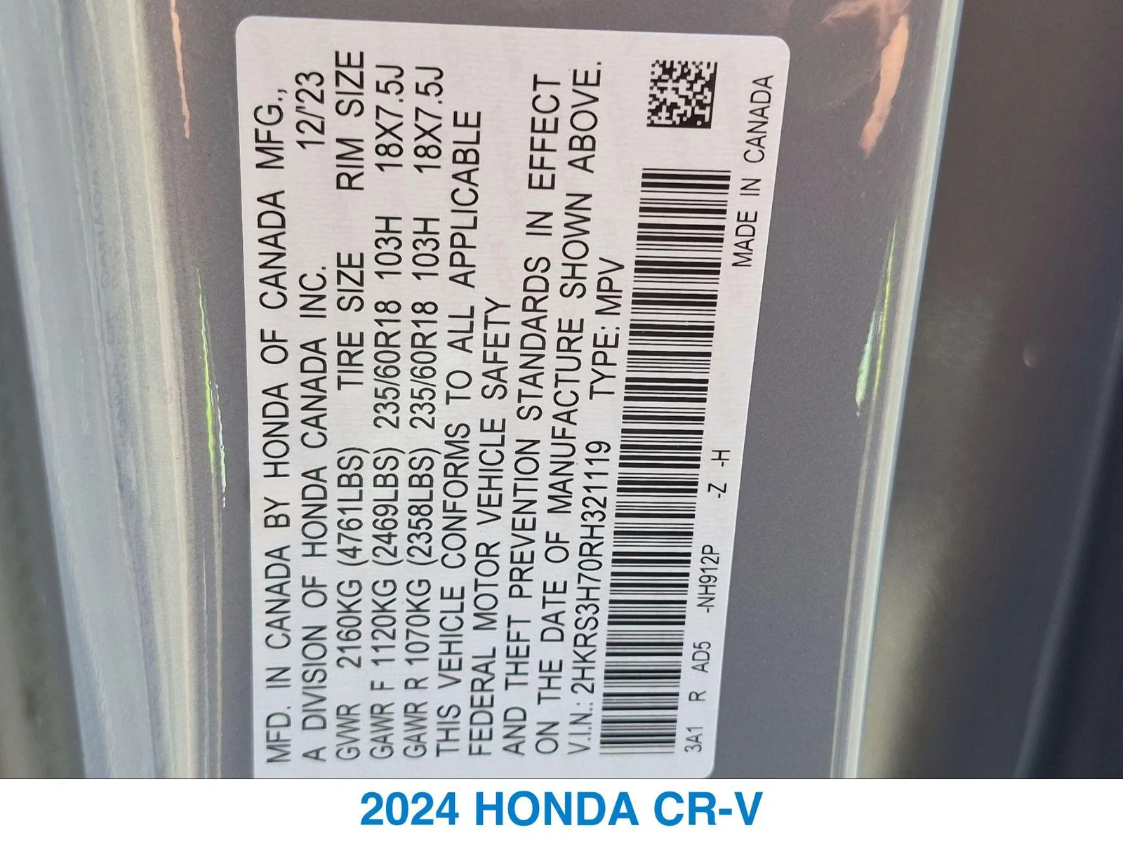 Used 2024 Gray Honda EX-L image 26