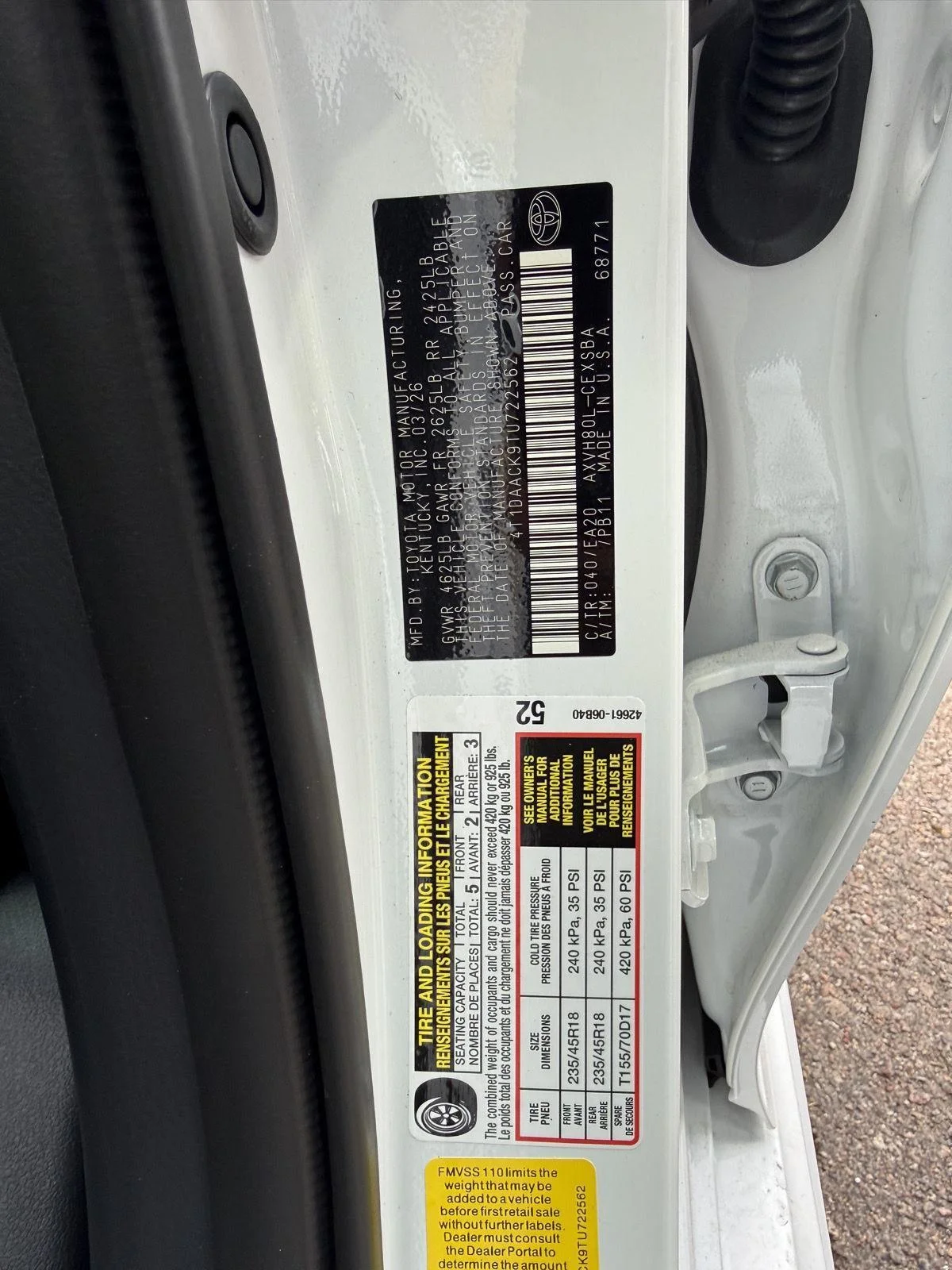 Certified Used 2026 Ice Cap Toyota SE image 5