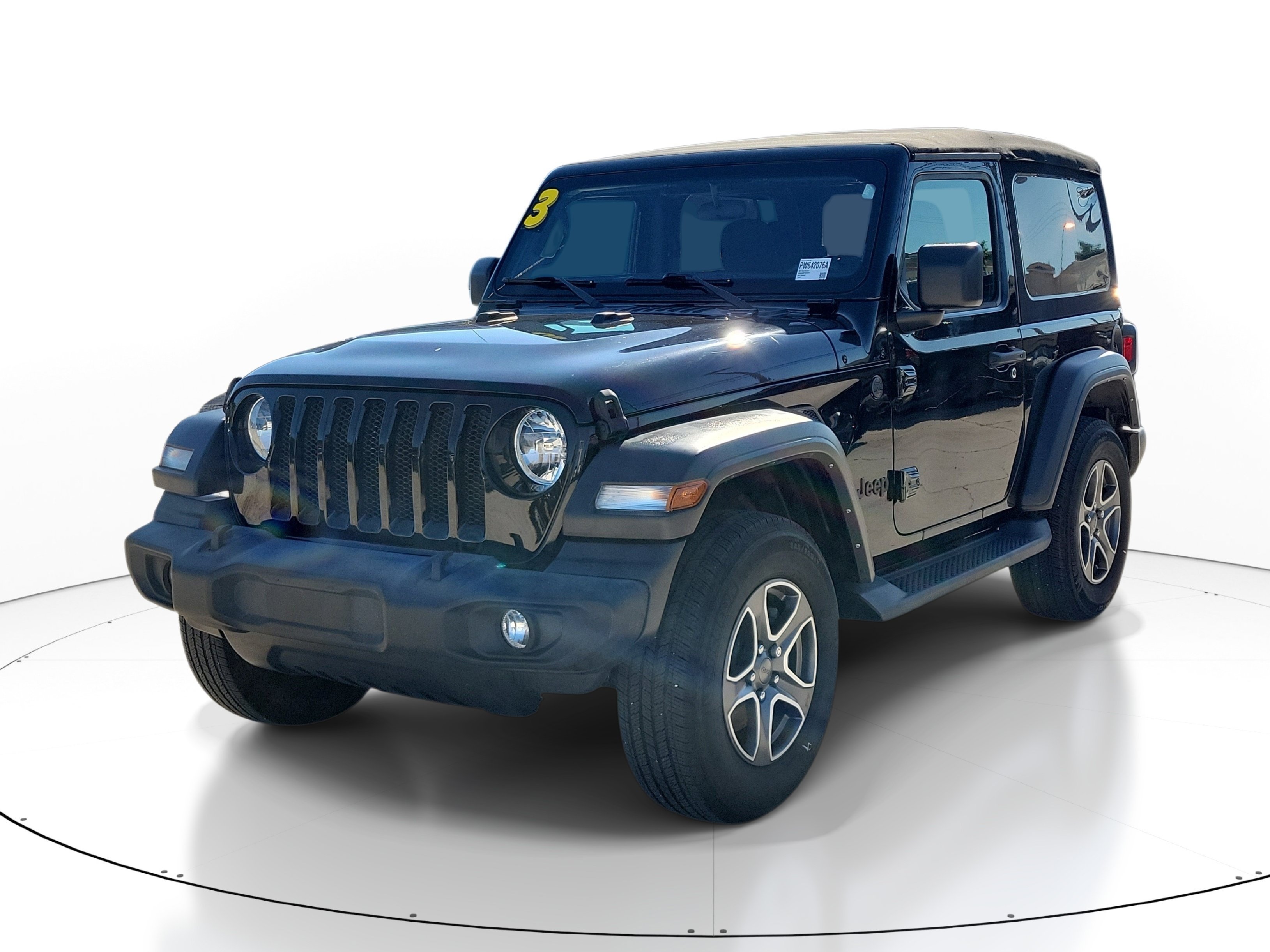 Used 2023 Black Clearcoat Jeep Sport S image 3