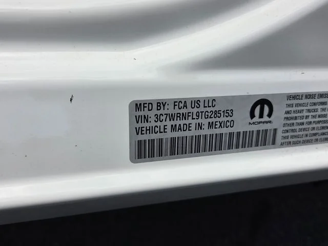 New 2026 Bright White Clear-Coat Exterior Paint RAM Tradesman image 21