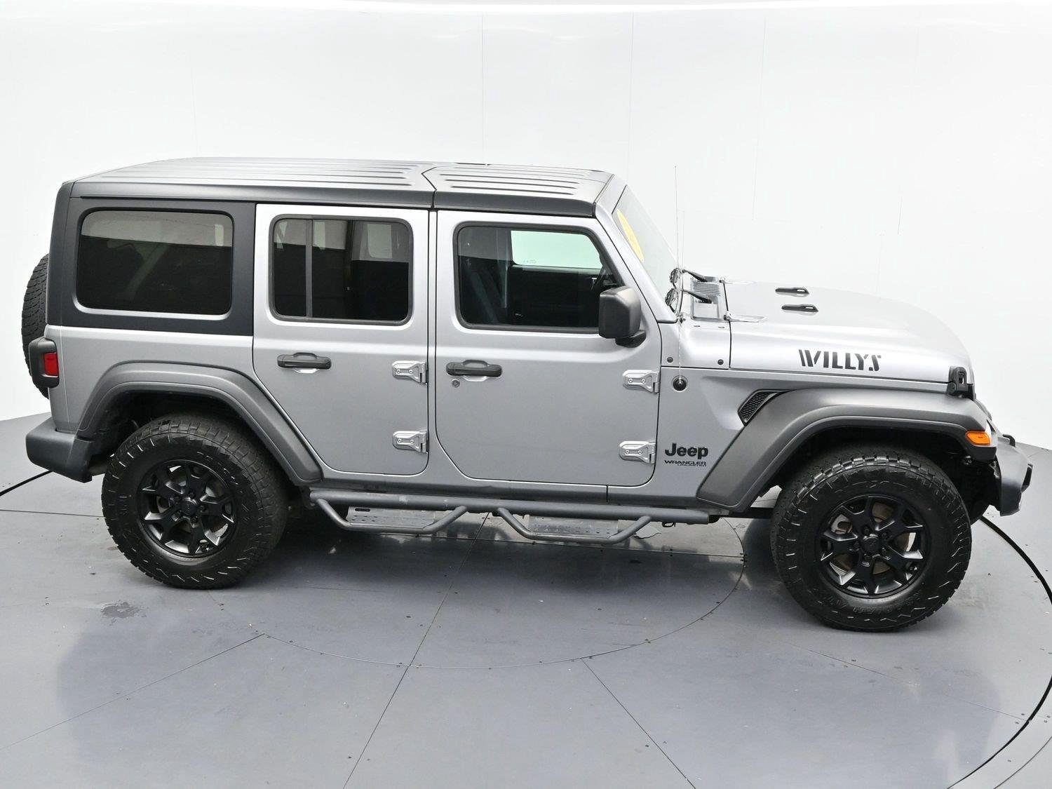 Used 2021 Billet Silver Metallic Clearcoat Jeep Unlimited Willys image 37