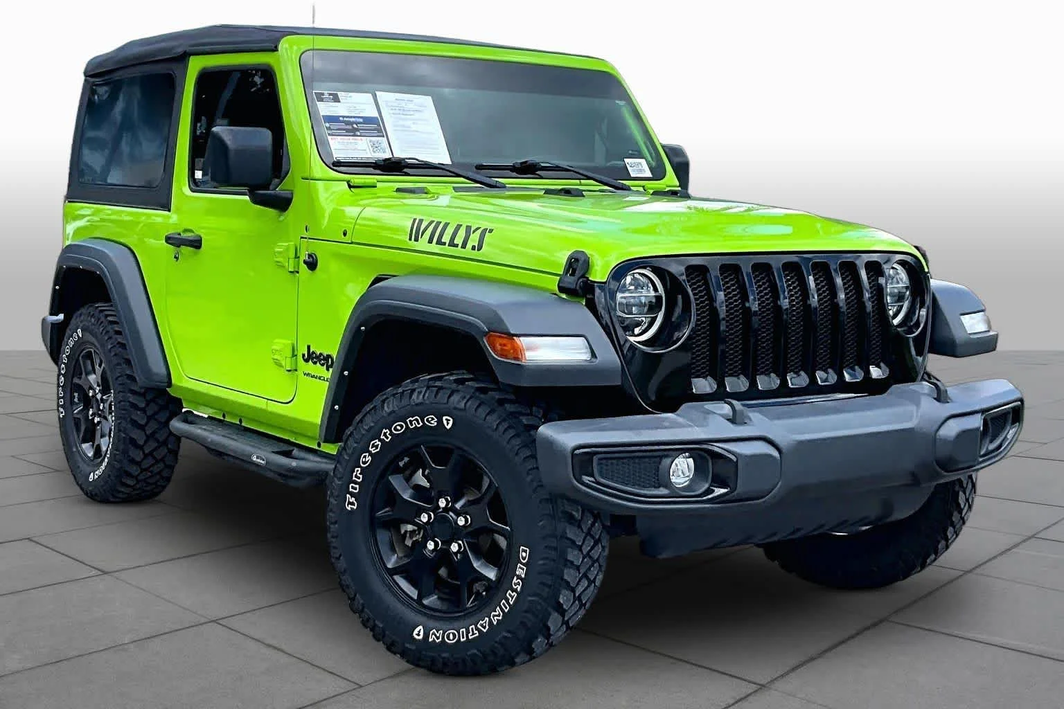 Used 2021 Gecko Clearcoat Jeep Willys image 3