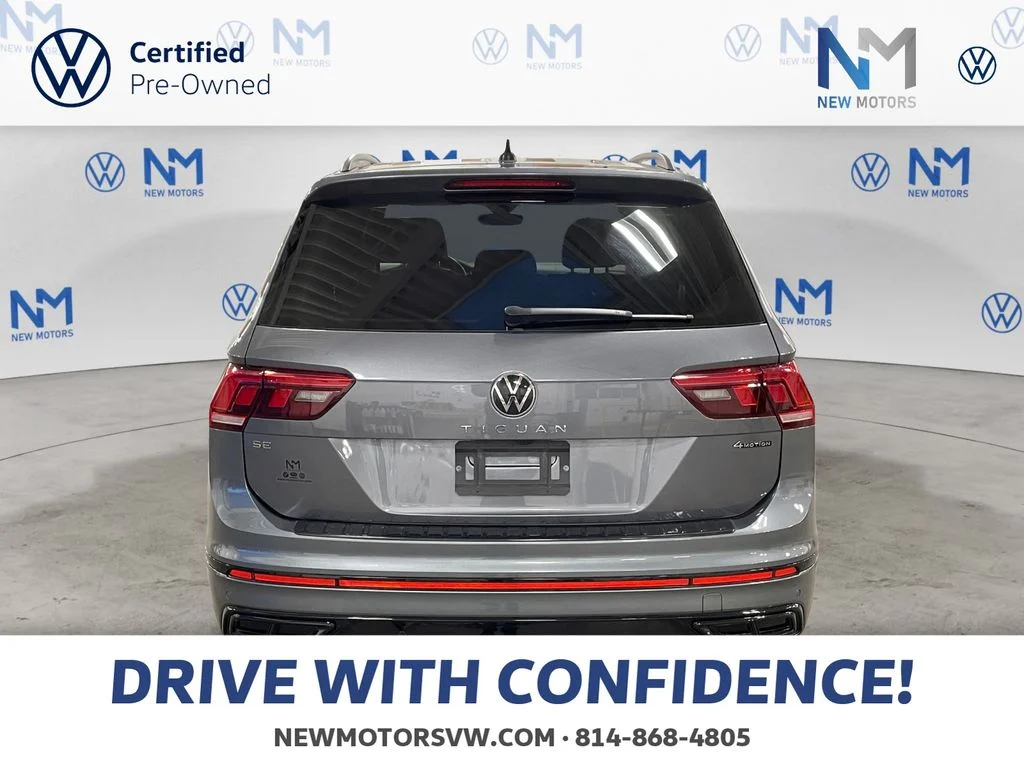 Used 2024 Platinum Gray Metallic Volkswagen 2.0T SE R-Line Black image 4