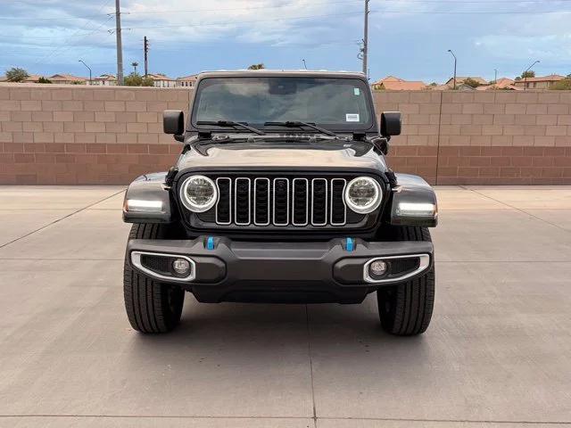Certified Used 2024 Black Jeep Sahara 4xe image 2