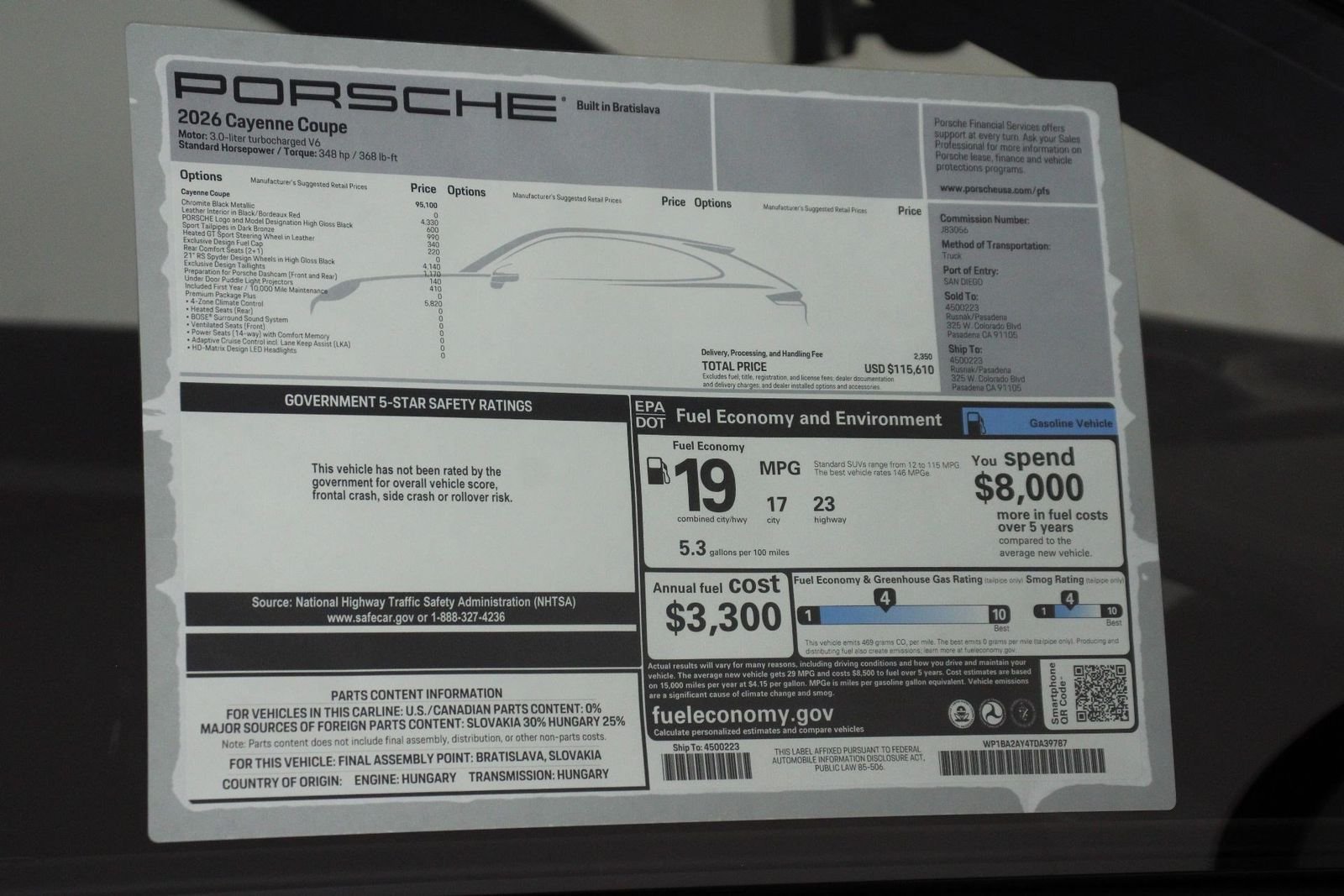 New 2026 Chromite Black Metallic Porsche  image 25