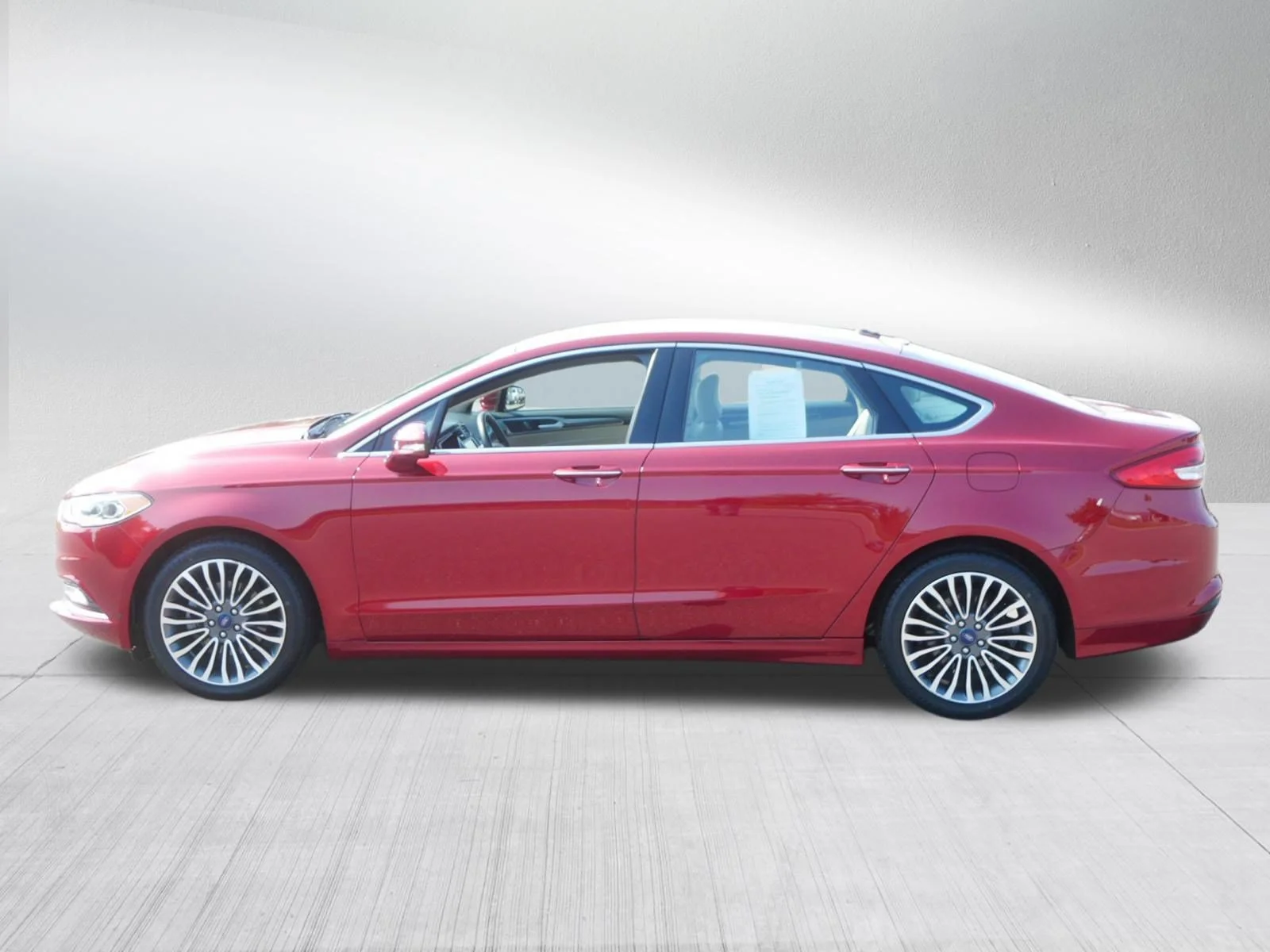 Used 2017 Ruby Red Metallic Tinted Clearcoat Ford SE image 4