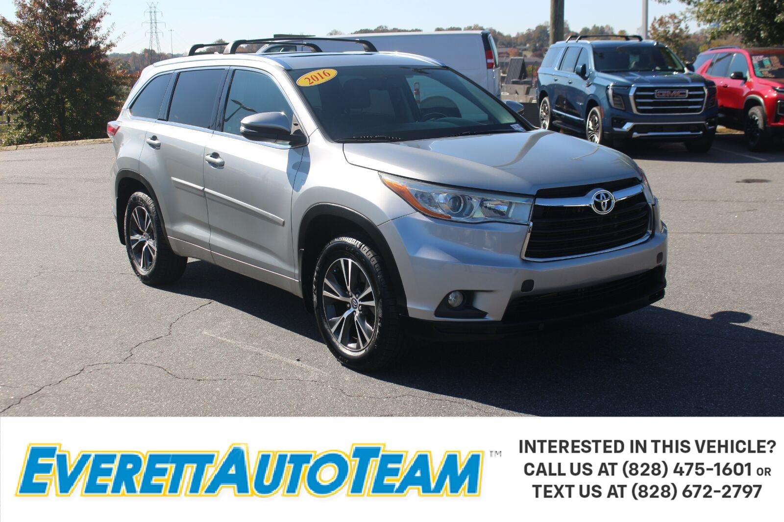 Silver 2016 Toyota Highlander SUV / Crossover All-Wheel Drive 