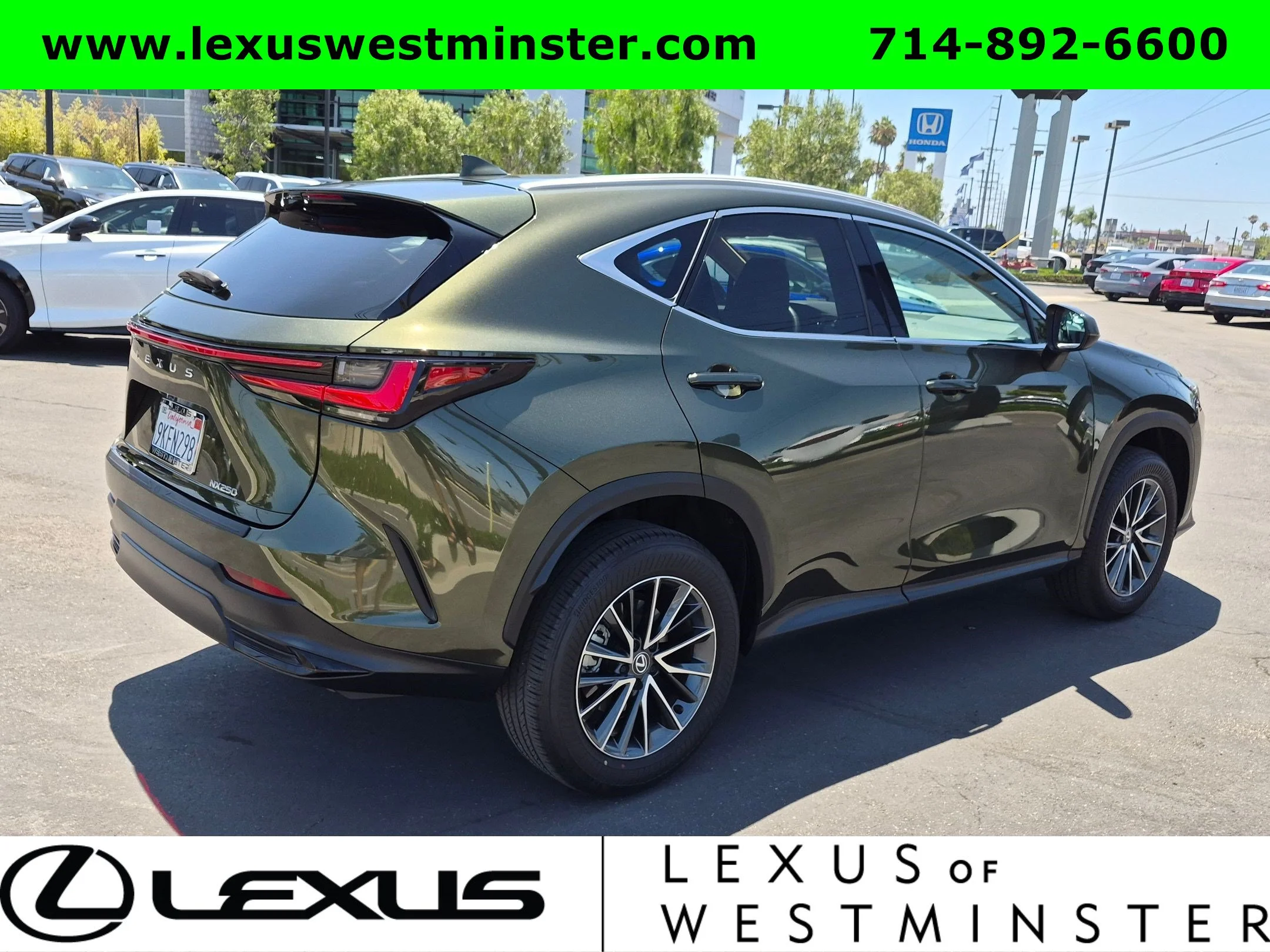 Certified Used 2024 NORI GREEN PEARL Lexus NX 250 image 9