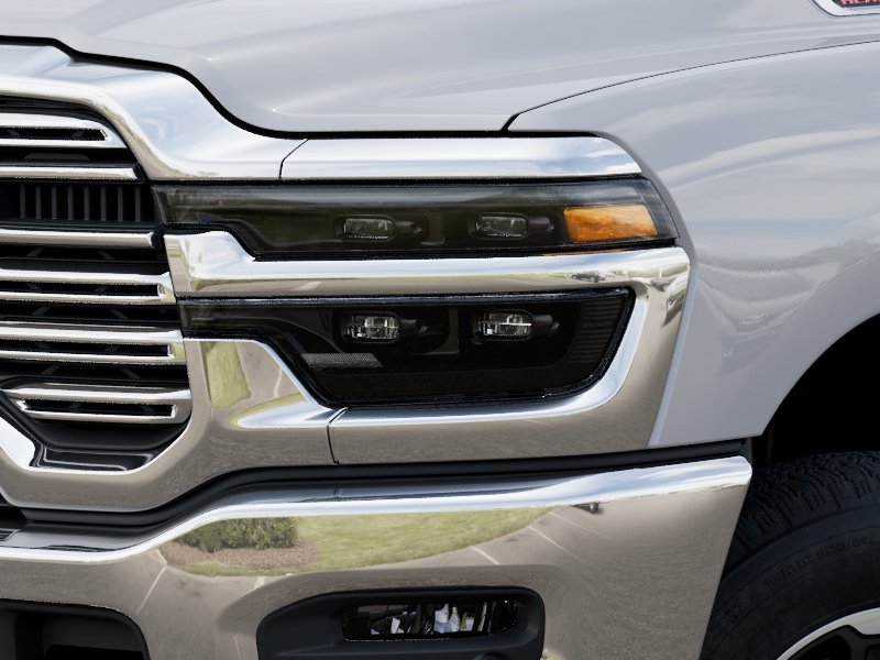 New 2025 Bright White Clear-Coat Exterior Paint RAM Laramie image 37