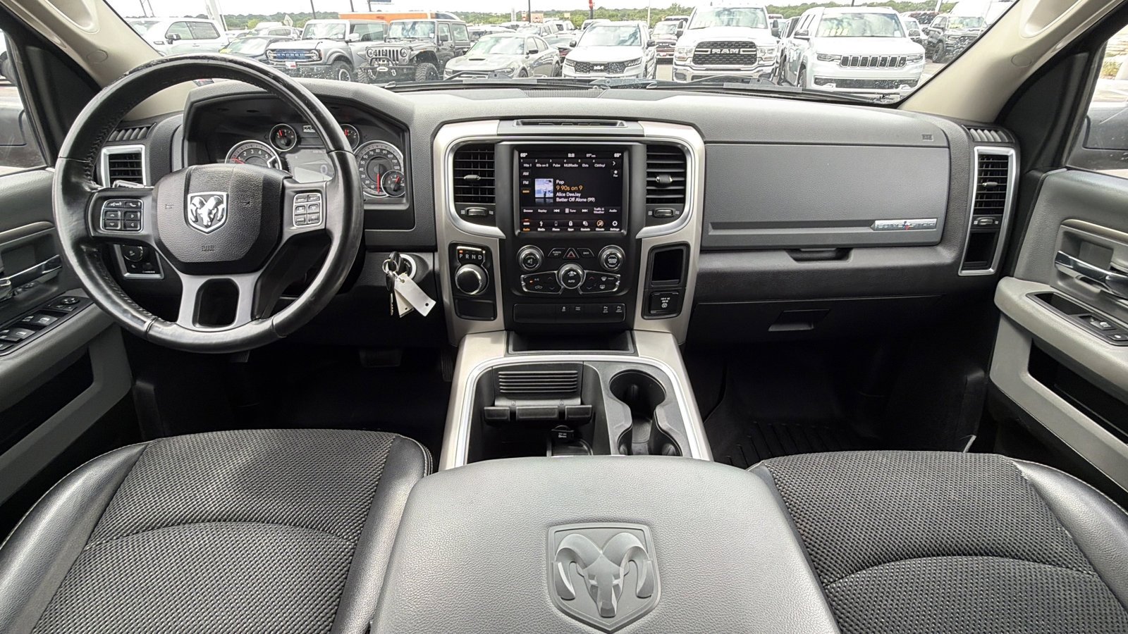 Used 2018 Brilliant Black Crystal Pearlcoat Ram Lone Star Silver image 21