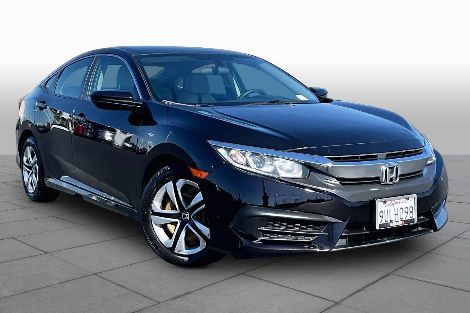 Used 2016 Honda Civic LX with VIN 19XFC2F50GE250677 for sale in Sacramento, CA