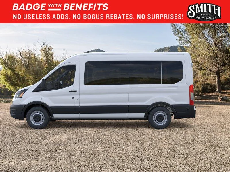 New 2026 Oxford White Ford Passenger Van XL image 4