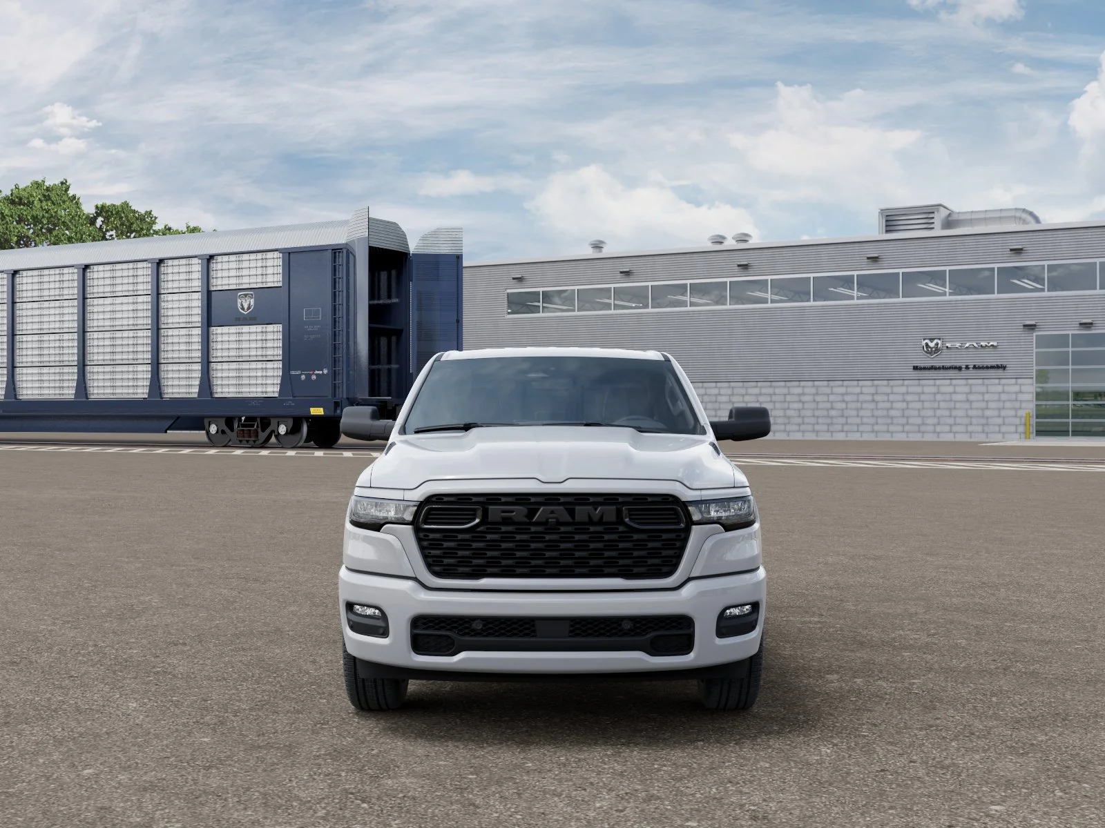 New 2026 Bright White Clear-Coat Exterior Paint RAM  image 6