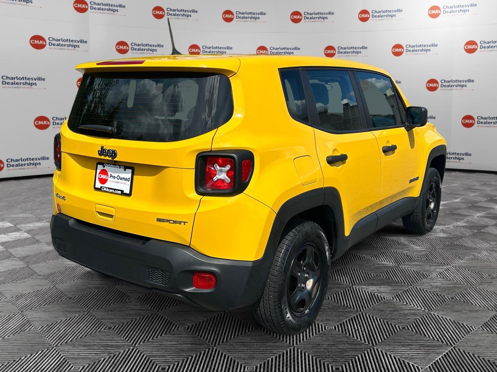 Used 2019 YELLOW JEEP SPORT image 5