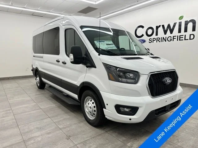 New 2026 Oxford White Ford Passenger Van XLT image 6