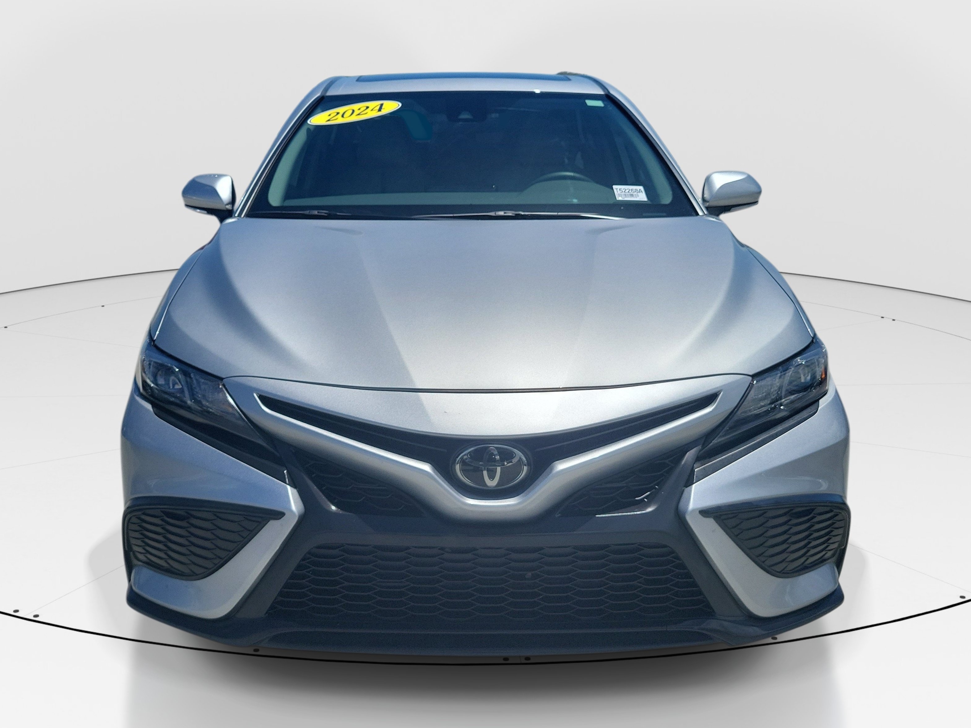 Used 2024 Celestial Silver Metallic Toyota SE image 2