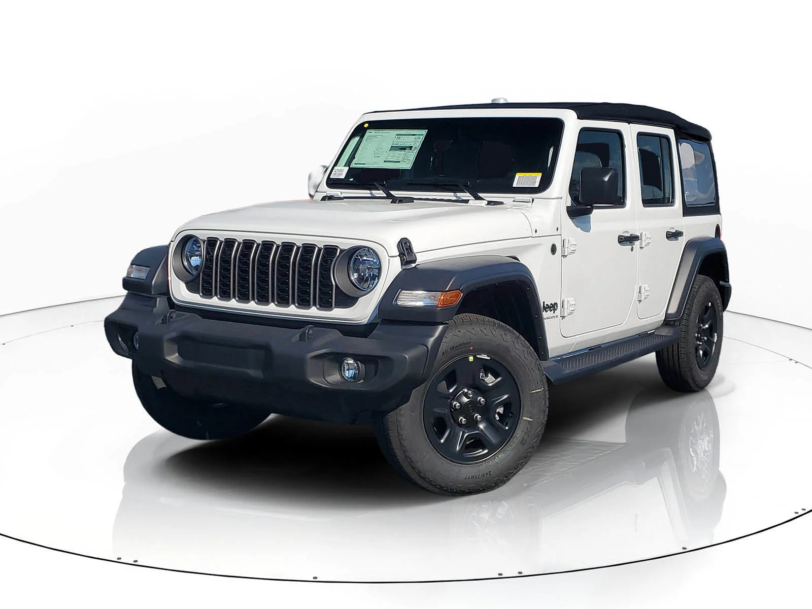 New 2026 Bright White Clearcoat Jeep Sport image 3